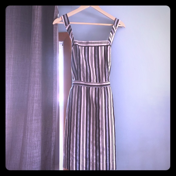 Madewell Dresses & Skirts - Madewell Apron Mini Dress in Evelyn Stripe